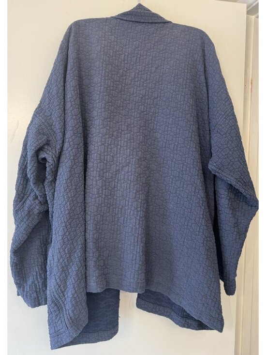 The Great Eros Anya Kimono Open Jacket BLUE Lagenlook Boho Romantic Loungewear - Picture 3 of 9